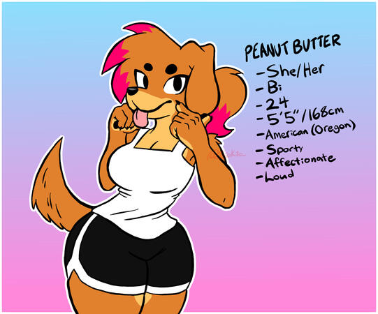 A super peppy gal that goes about living her best life possible, no troubles with her!