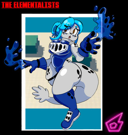 A Russian seal gal. She's still trying to figure out her powers, but in a world against Elementalists like her, they only further work against her.