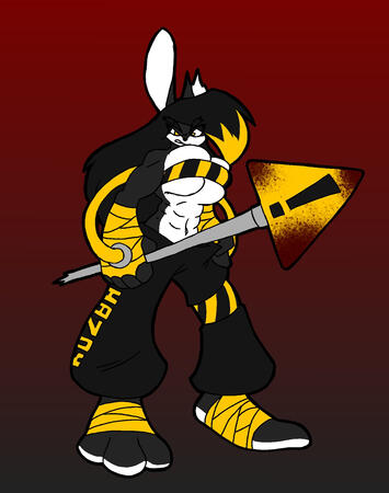 In a military experiment to create prey animals with predator characteristics to make super spies, too many genes were blended into a rabbit, creating Haz. Haz is a murder machine that will destroy any living being in her path.